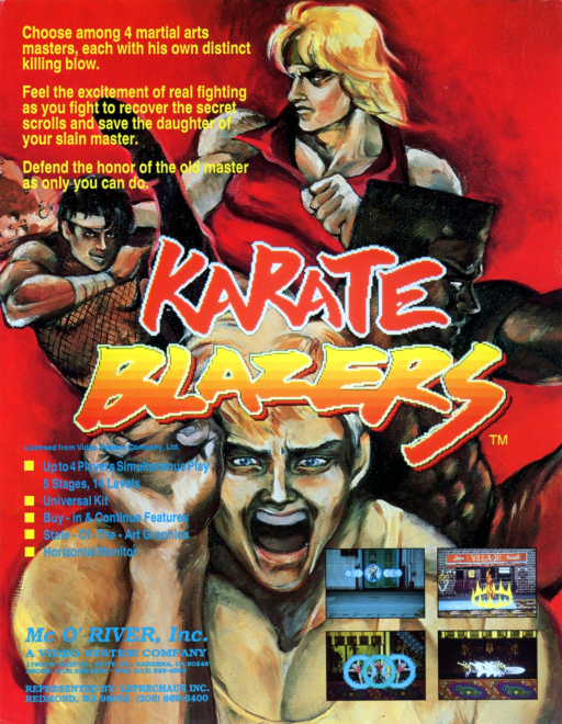 Karate Blazers (World[Q]) MAME2003Plus Game Cover